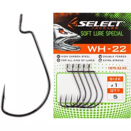 Гачок Select WH-22 #1/0 (5 шт / уп), Номер гачка, №: 1/0, фото 